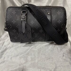 Louis Vuitton Black Monogram Shoulder Bag
